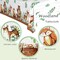 Woodland Animals Plastic Tablecloth Forest Wild Creatures Baby Shower Table Covers for Boy Girl Birthday Table Decoration Neutral Gender Reveal Decor Friendship Themed Party Supply 54" x 108"